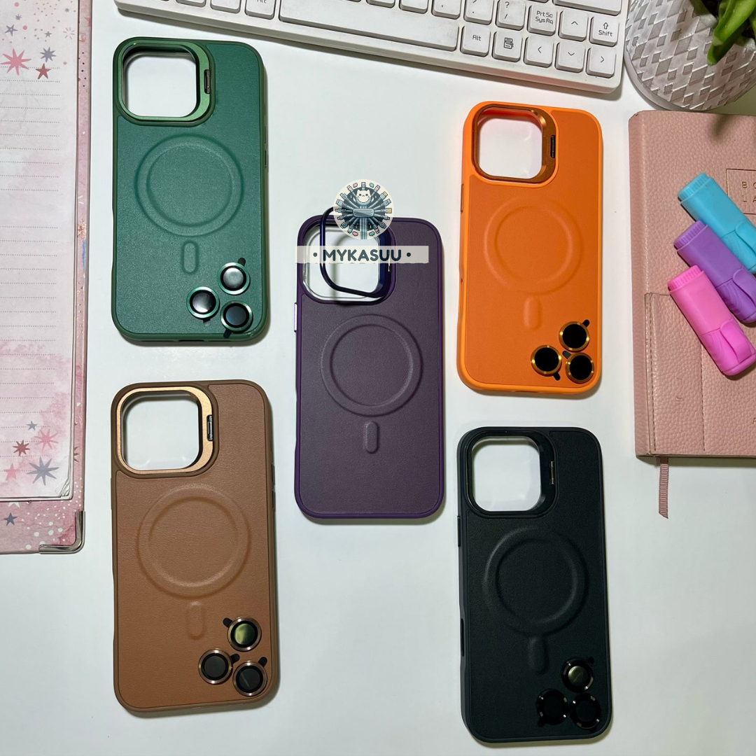 Case Cuero con Soporte iPhone