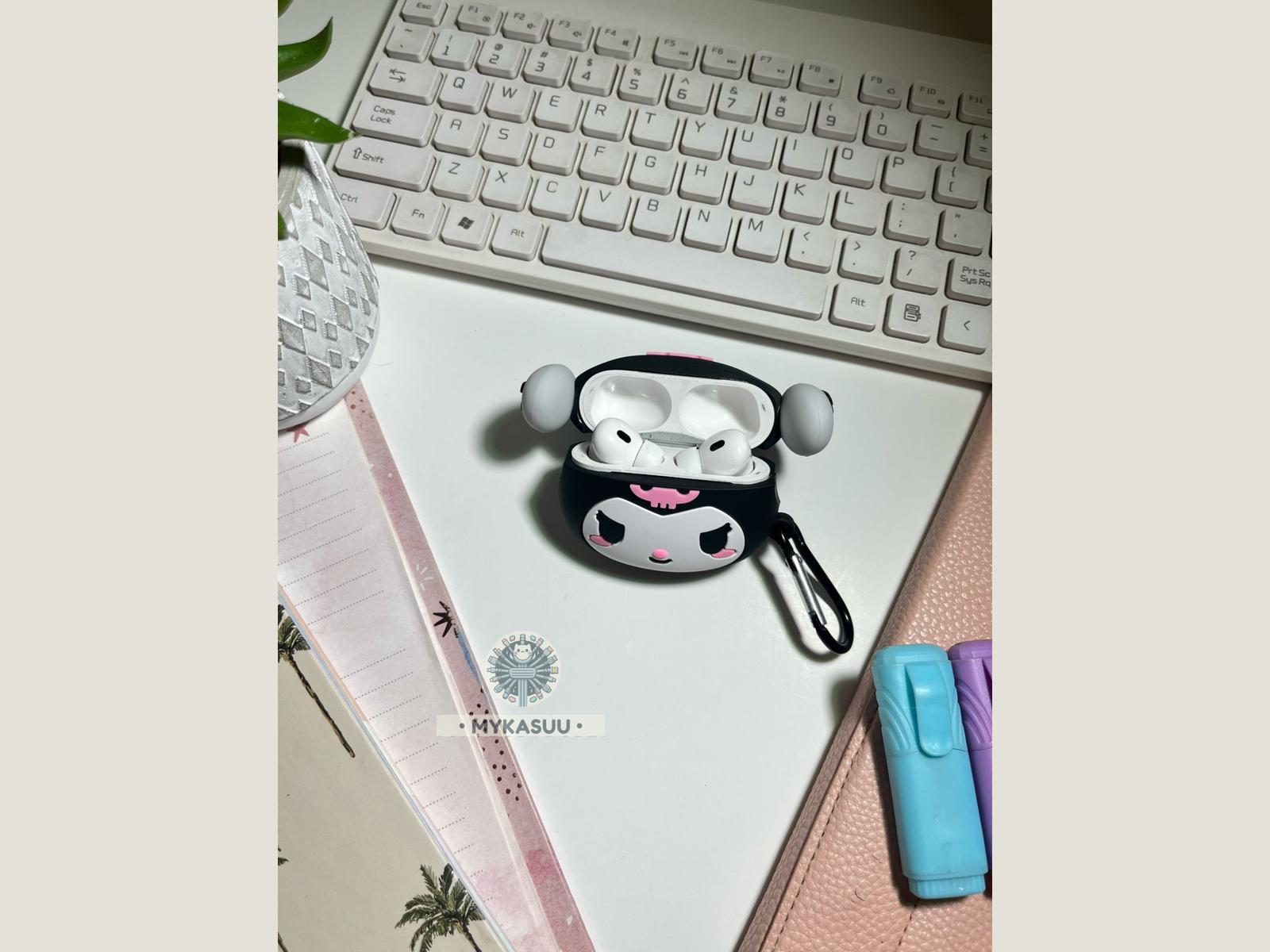 Case AirPods Kuromi - Imagen 2