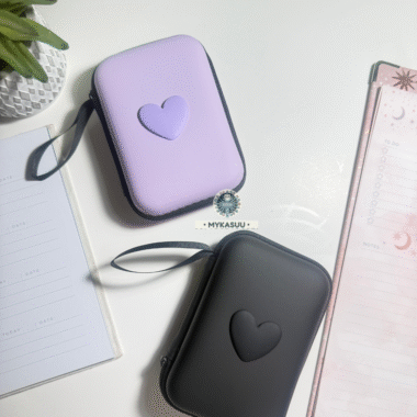 Estuche Organizador Rígido 3D Heart - Viaja Sin Enredos