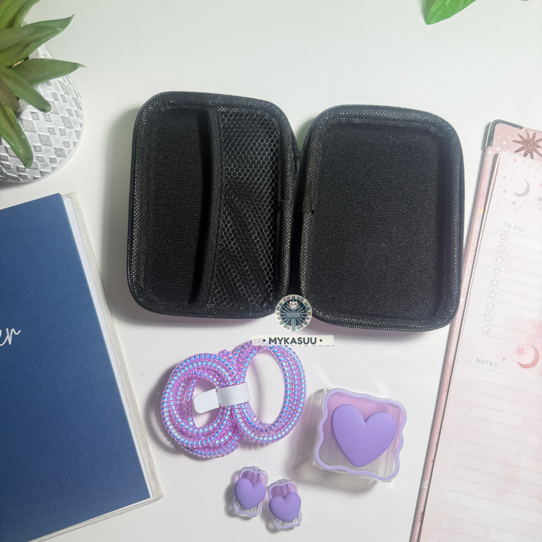 Estuche Organizador Rígido 3D Heart - Viaja Sin Enredos - Imagen 2